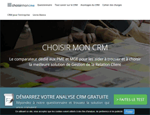 Tablet Screenshot of choisirmoncrm.com